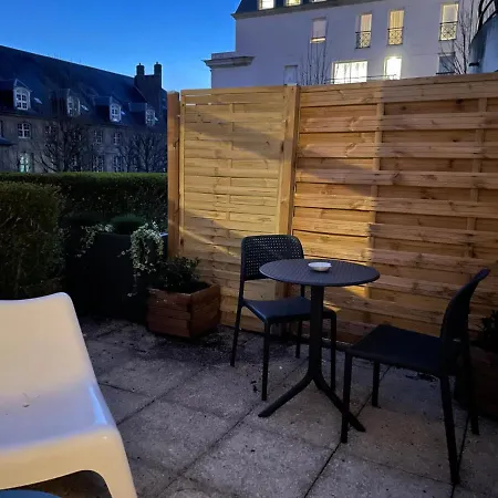 דירה Le Garden Avec Terrasse Et Parking Centre רואן